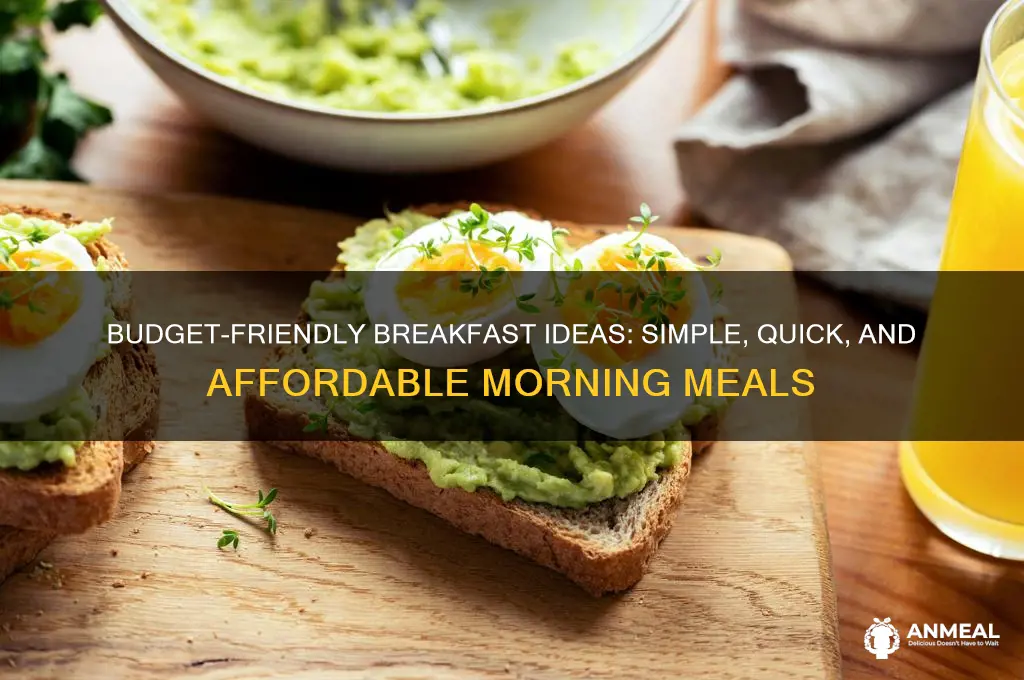 what is a cheap breakfast