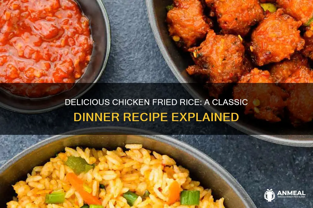 what is a chicken fried rice dinner