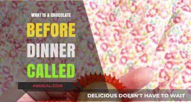 The Sweet Secret: What’s a Pre-Dinner Chocolate Called?