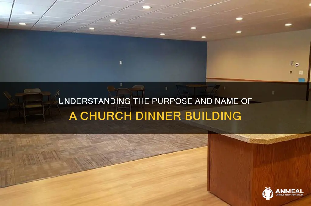 what is a church dinner building called