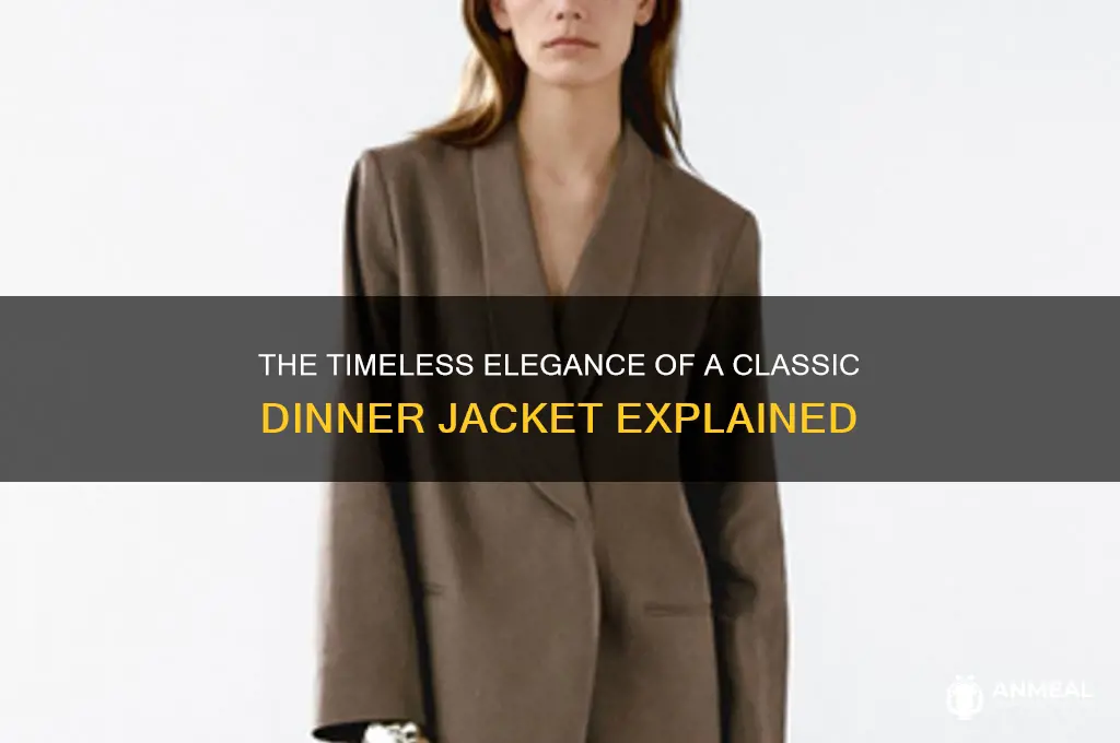 what is a classic dinner jacket
