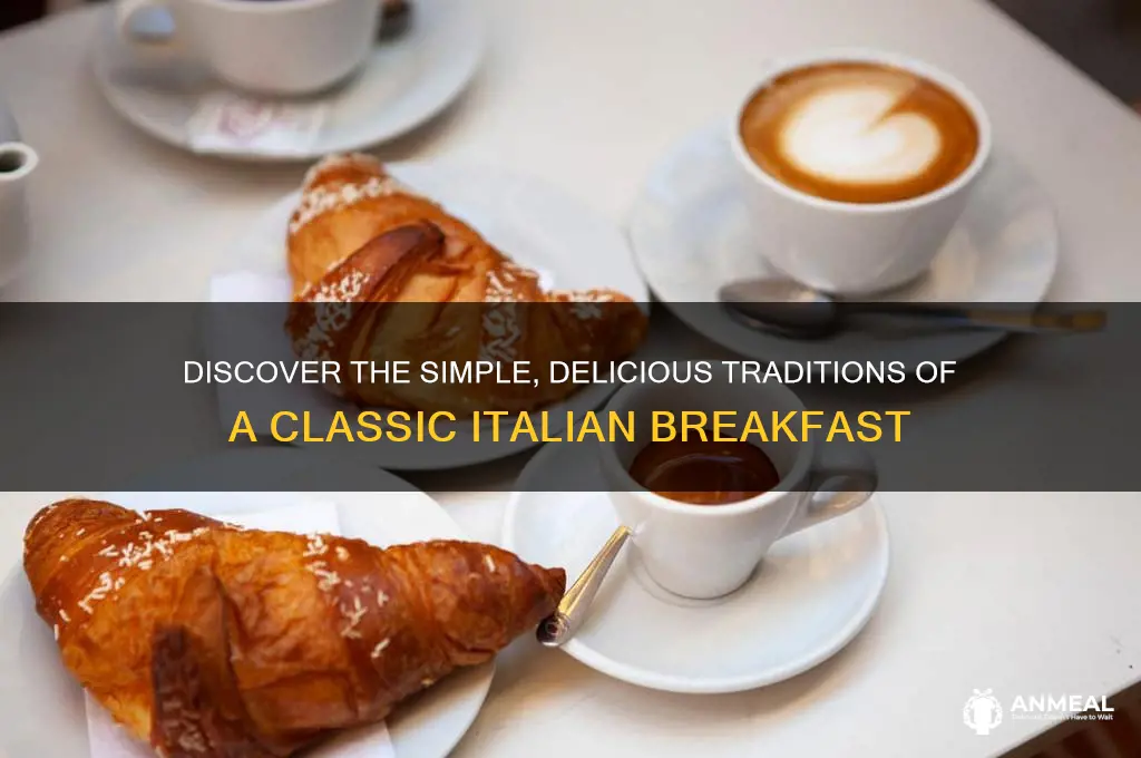 what is a classic italian breakfast