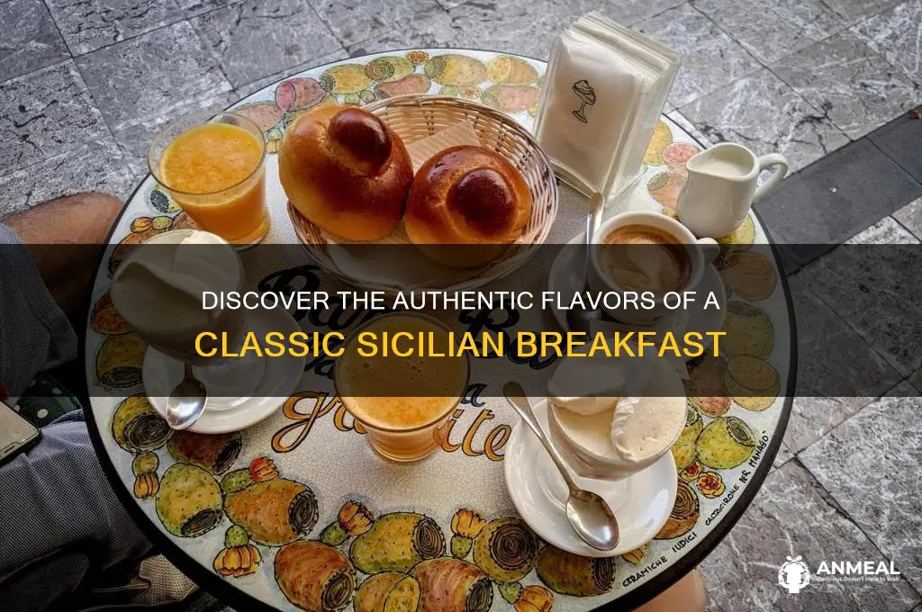 what is a classic sicilian breakfast