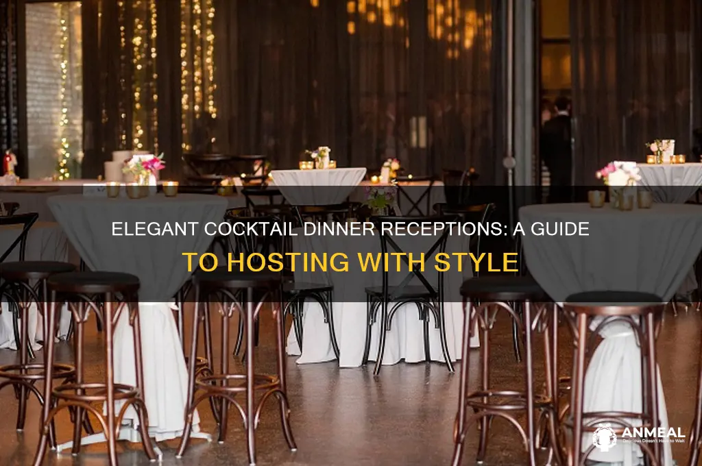 what is a cocktail dinner reception