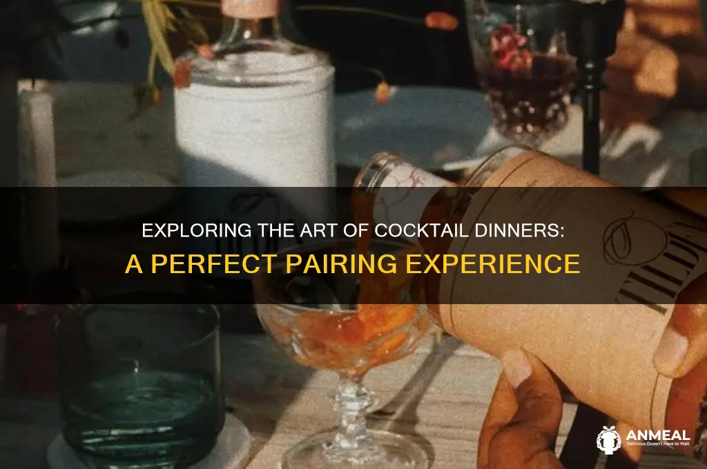 what is a cocktail dinner