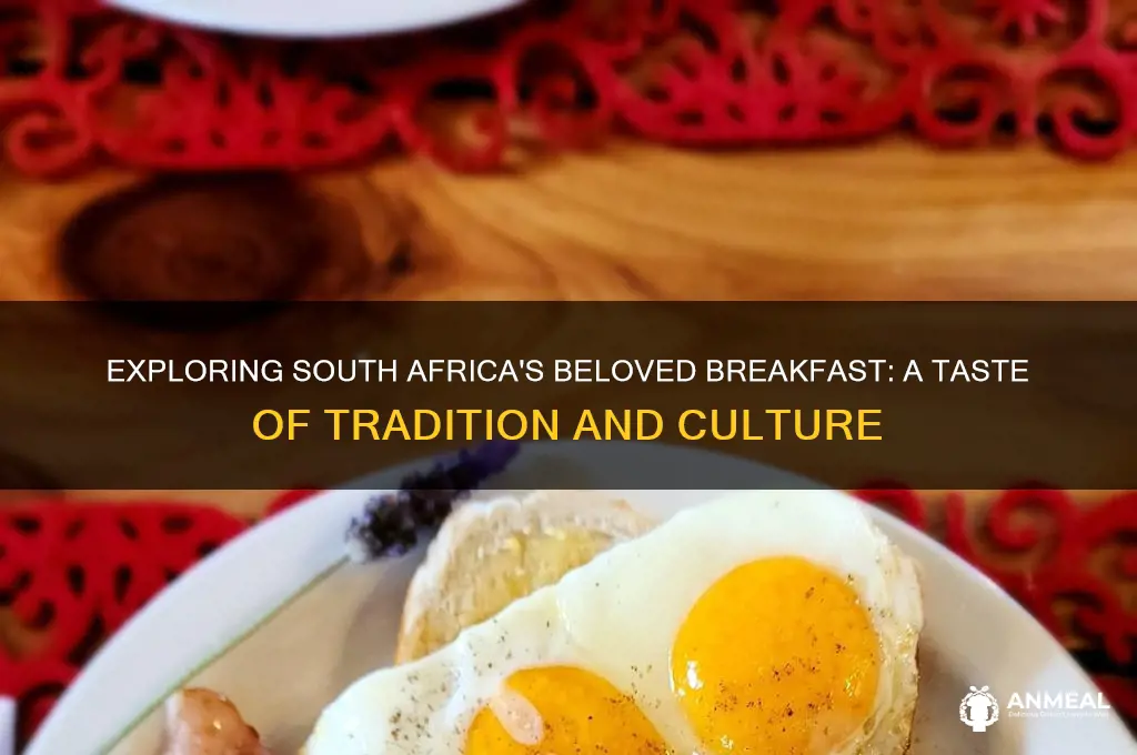 what is a common breakfast in south africa