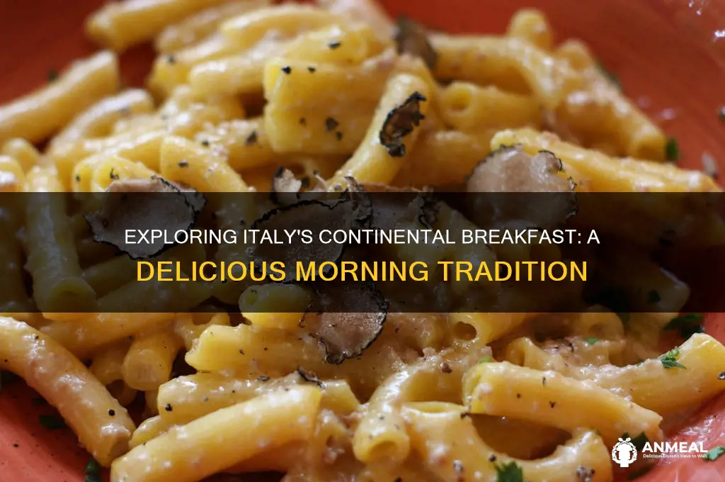 what is a continental breakfast in italy