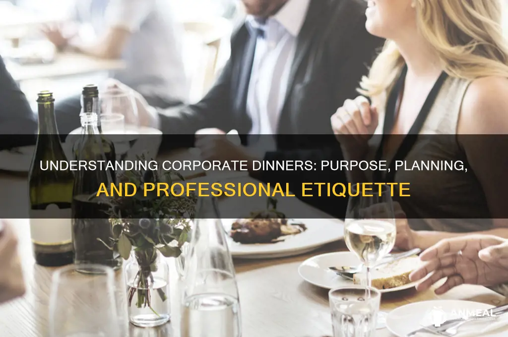 what is a corporate dinner