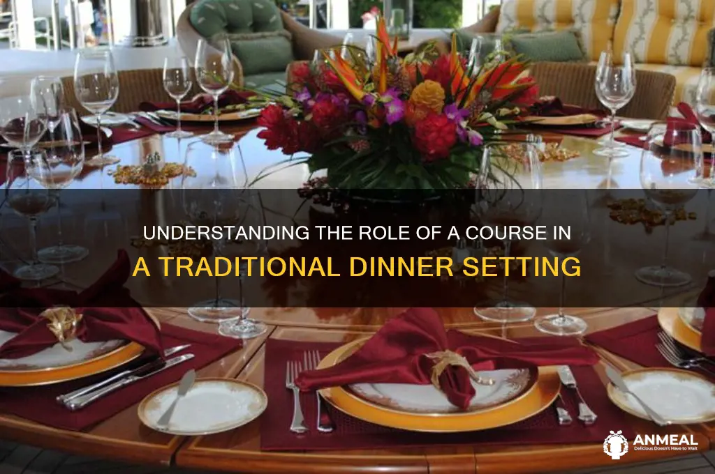 what is a course in a dinner