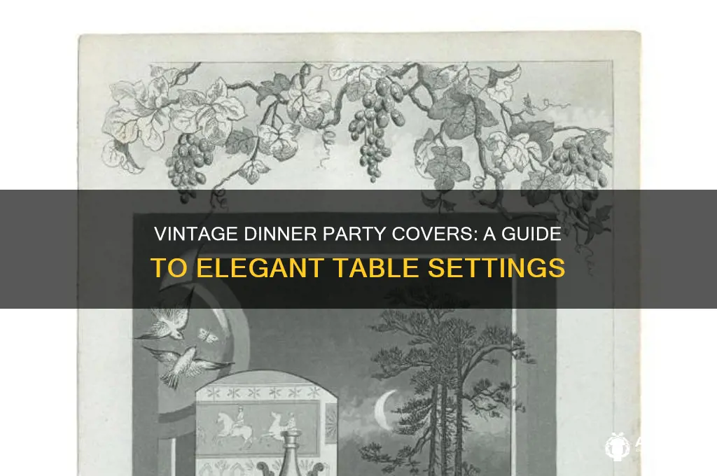 what is a cover at a vintage dinner party