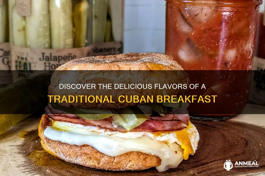 what is a cuban breakfast