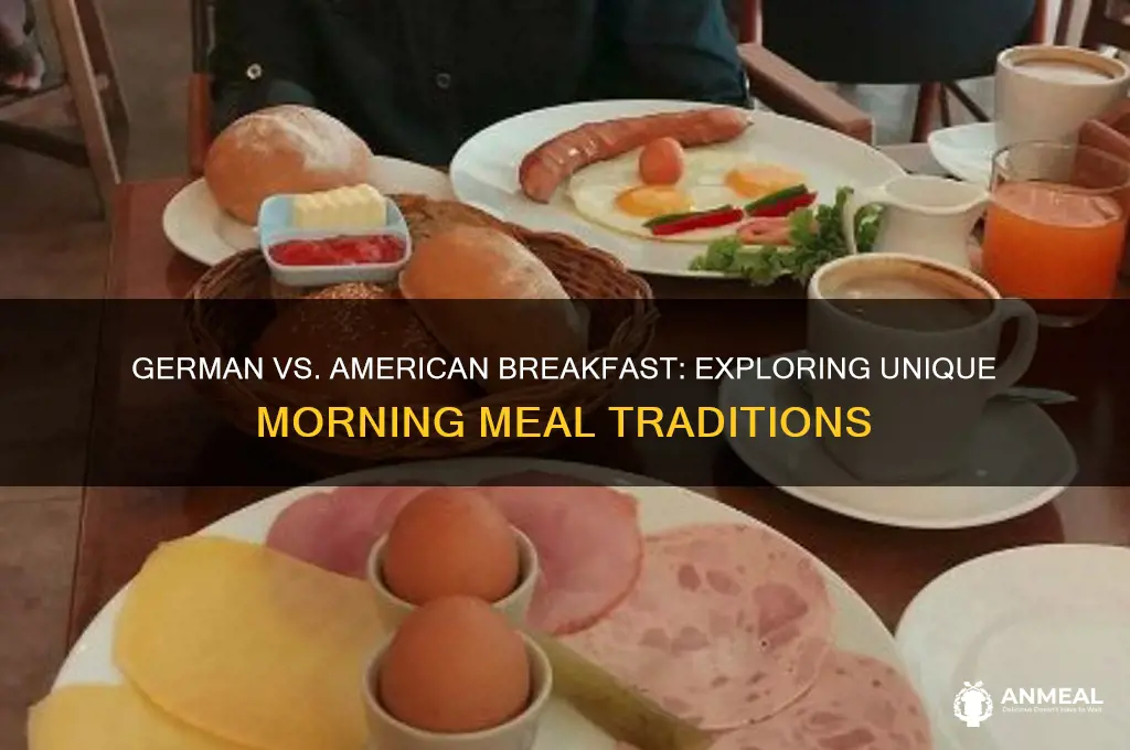 what is a cultural difference between german and american breakfast
