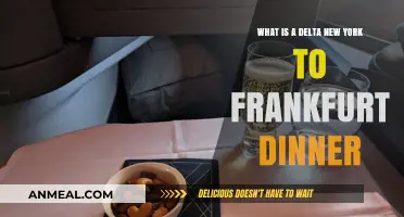 Delta's New York to Frankfurt Dinner Experience: A Culinary Journey