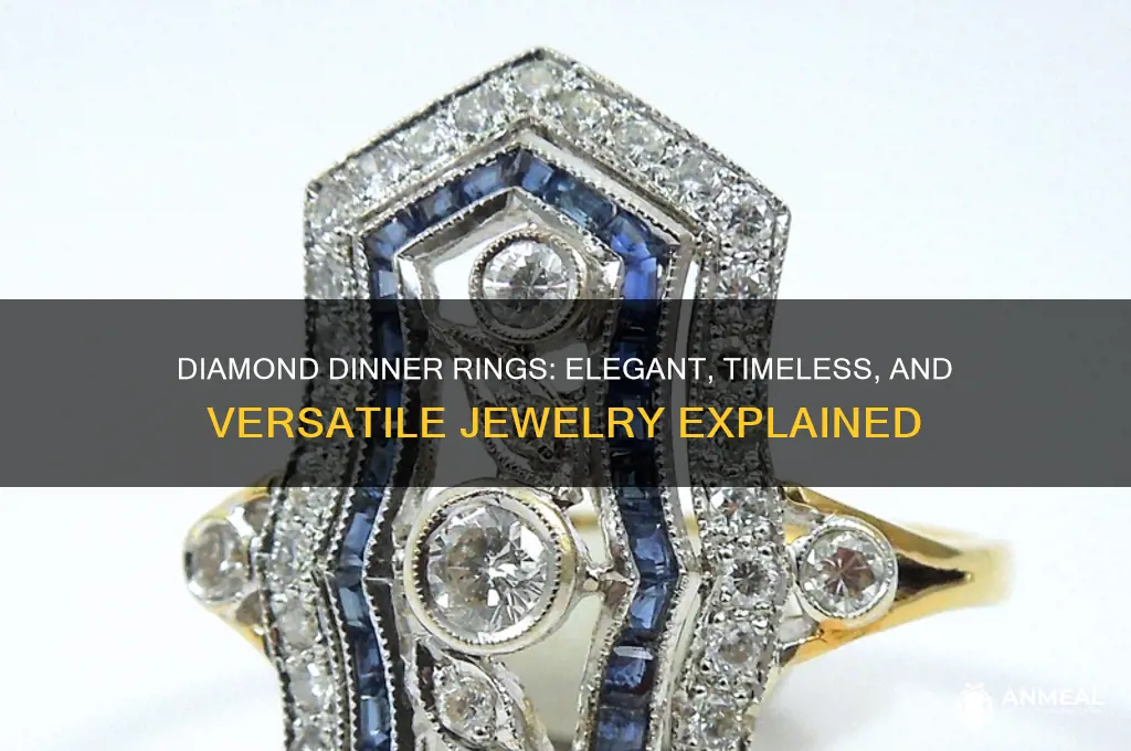 what is a diamond dinner ring