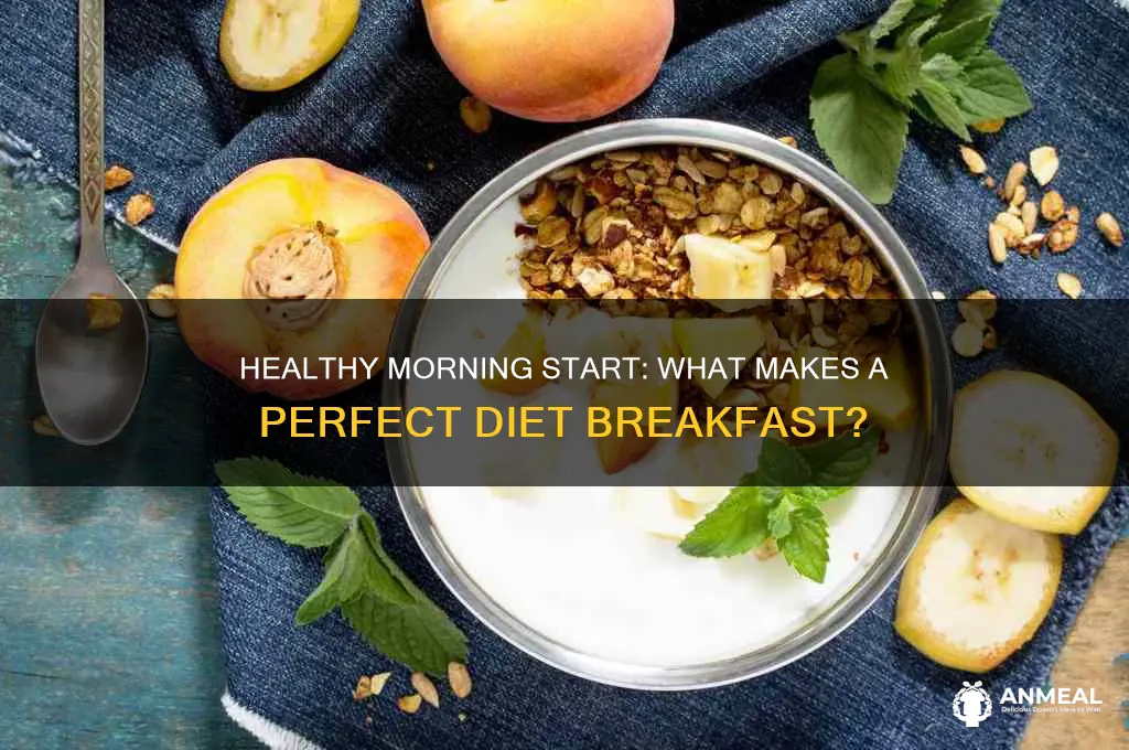 what is a diet breakfast for the morning