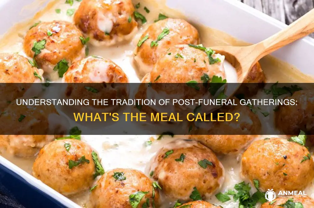 what is a dinner after a funeral called