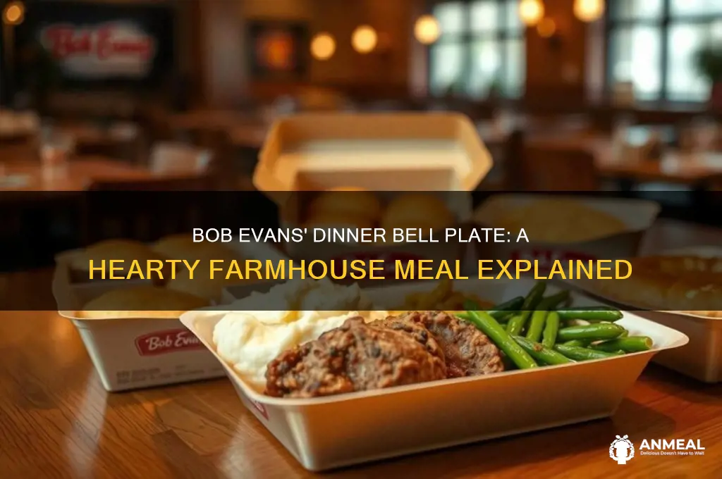 what is a dinner bell plate at bob evans
