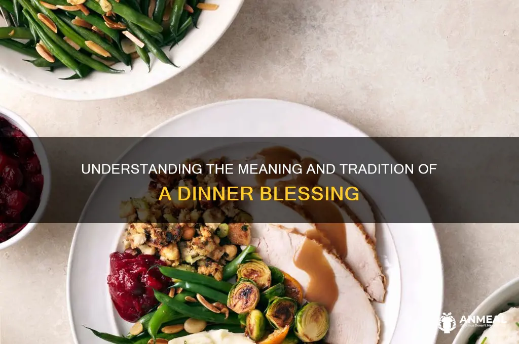 what is a dinner blessing