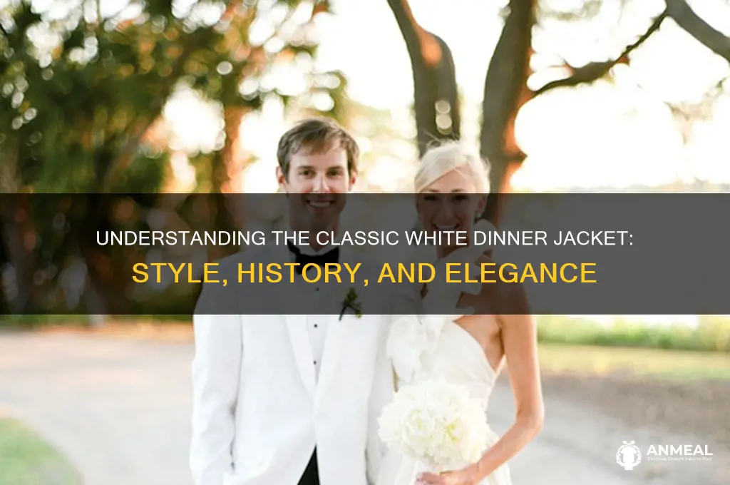 what is a dinner jacket white