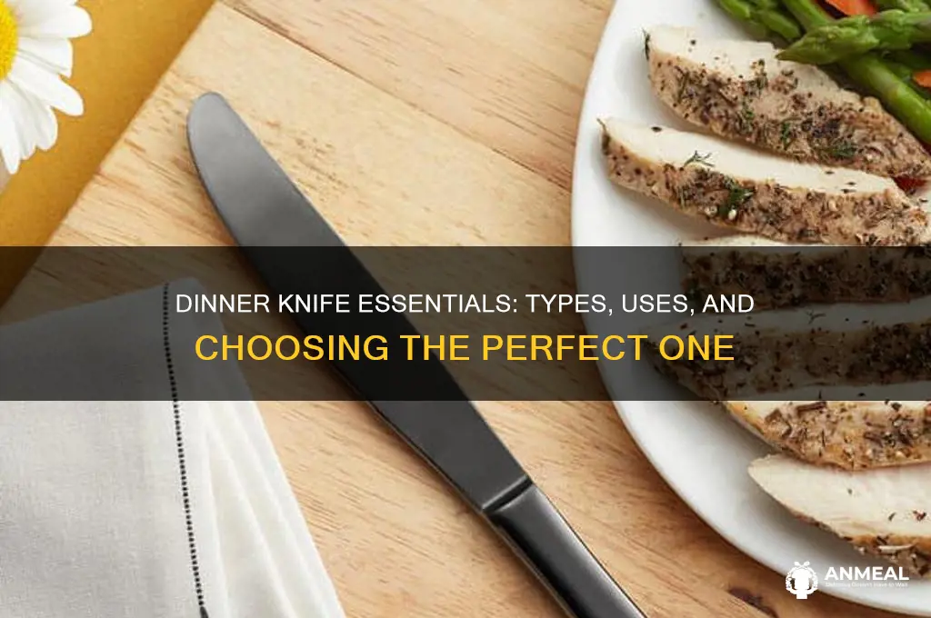 what is a dinner knife & how to choose the