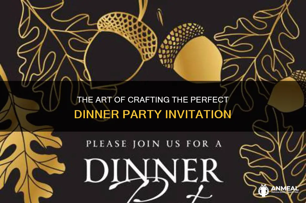 what is a dinner party invite