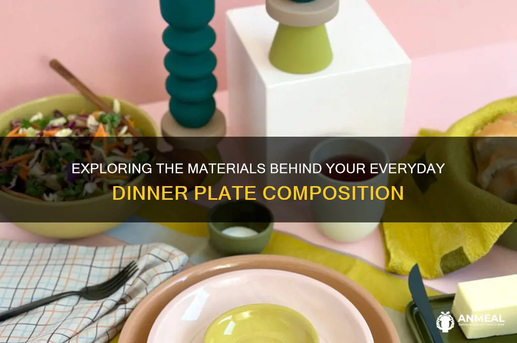 what is a dinner plate made of