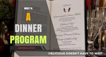 Understanding the Concept and Purpose of a Dinner Program