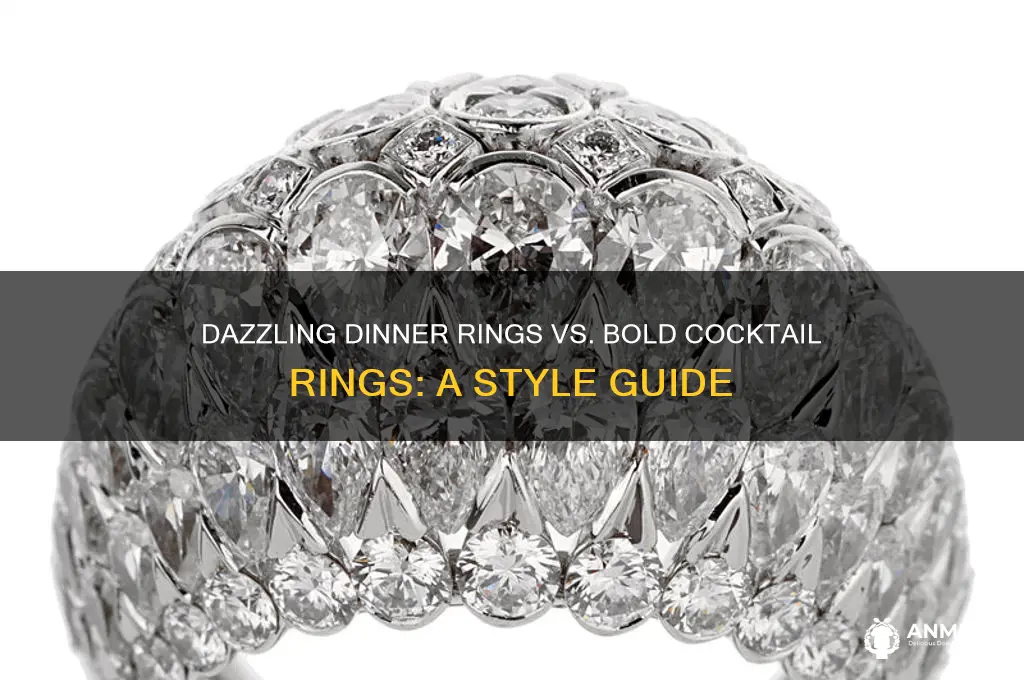 what is a dinner ring and a cocktail ring