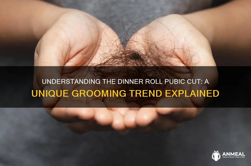 what is a dinner roll pubic cut