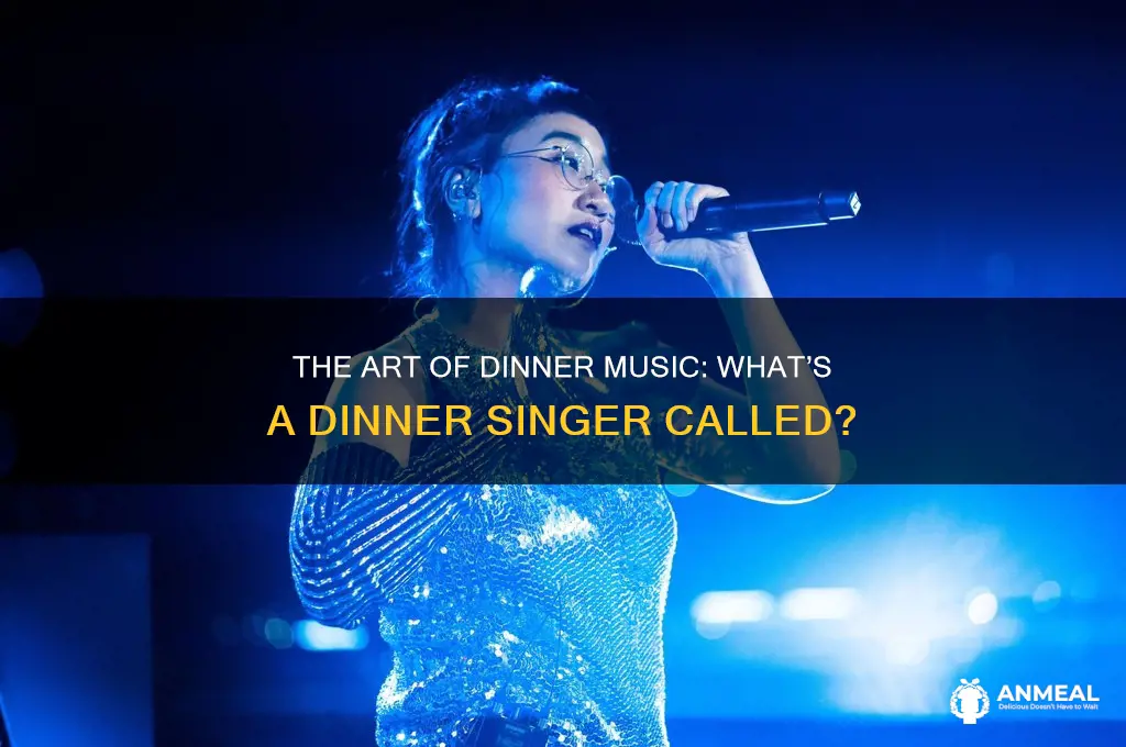 what is a dinner singer called