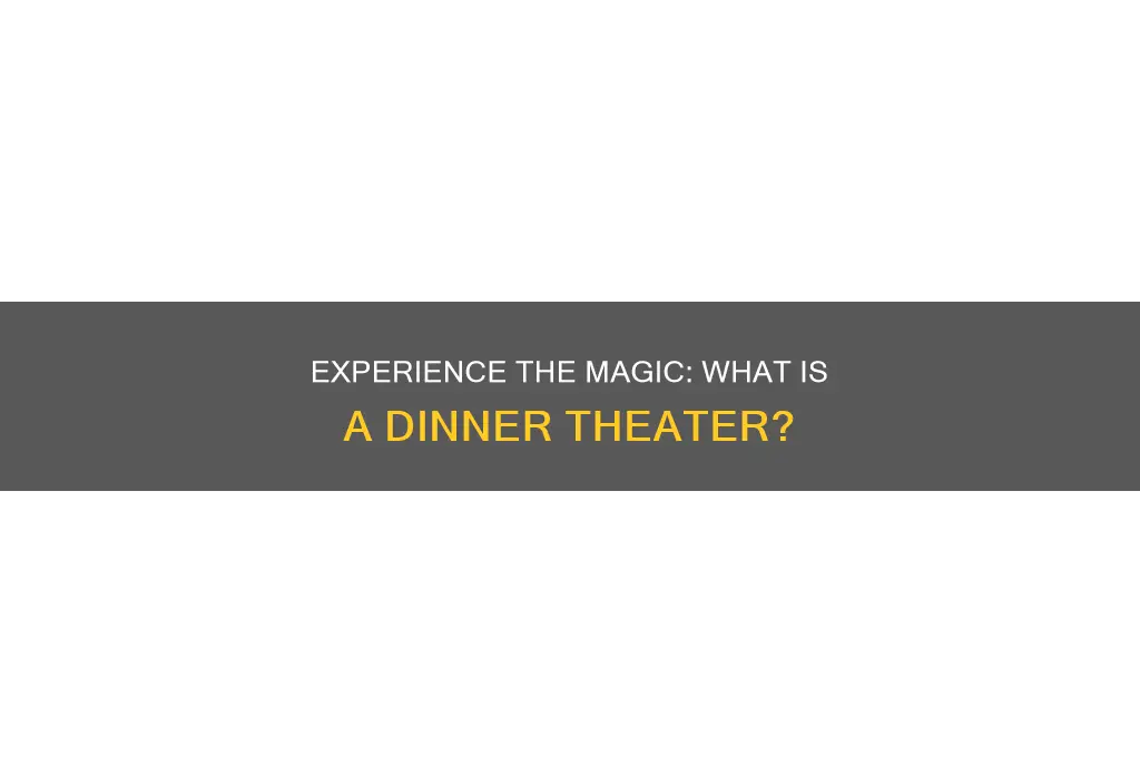 what is a dinner theater