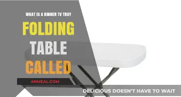 Discover the Name: Dinner TV Tray Folding Table Explained