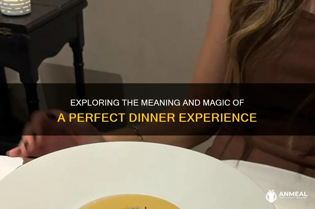 what is a dinner