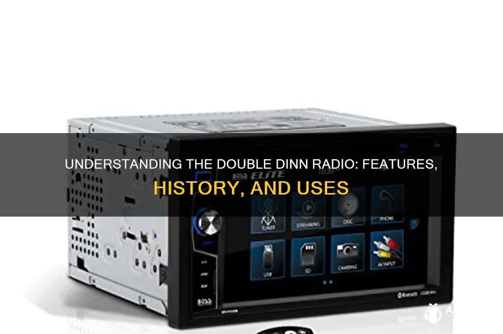 what is a double dinn radio