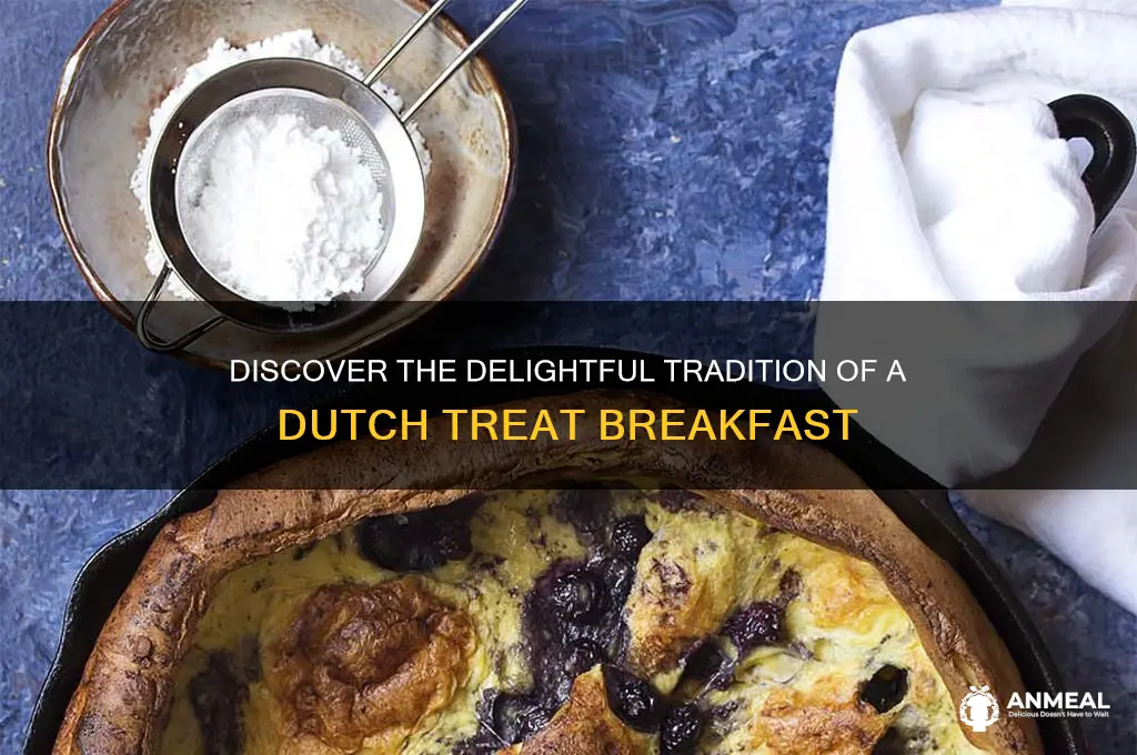 what is a dutch treat breakfast
