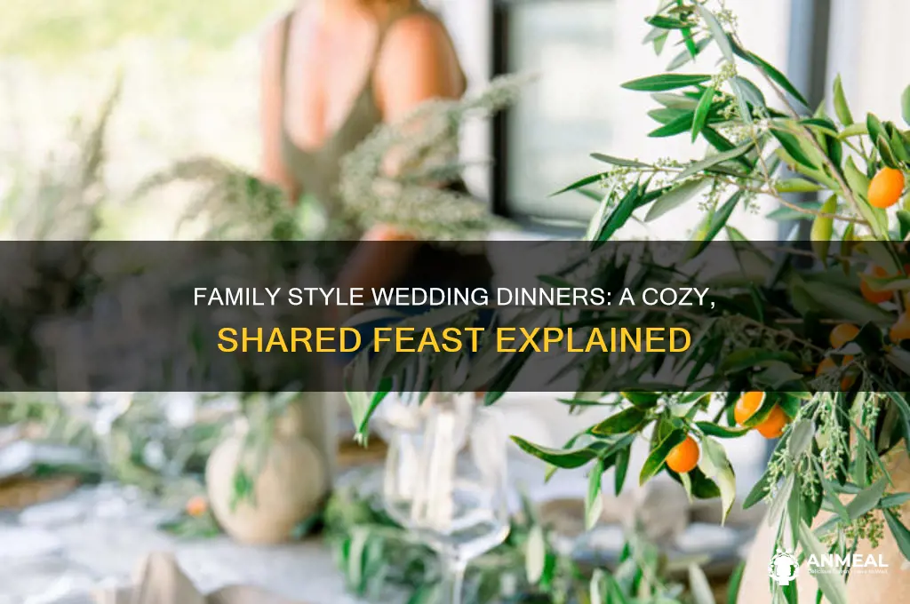 what is a family style dinner at a wedding