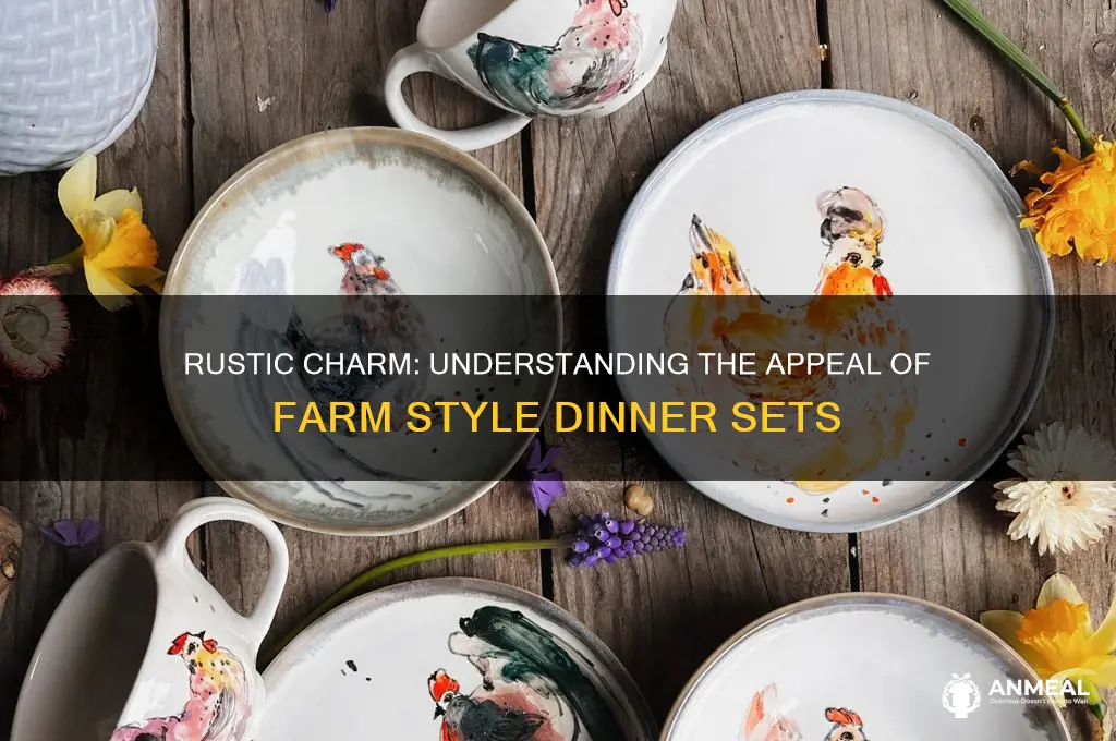 what is a farm style dinner set