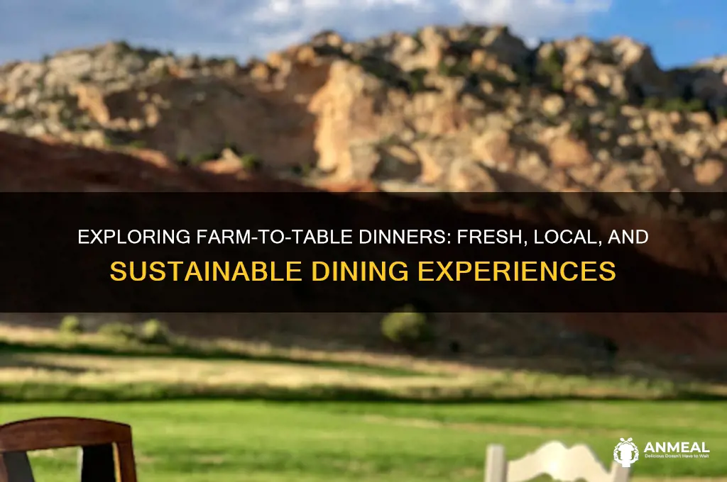 what is a farm to table dinner