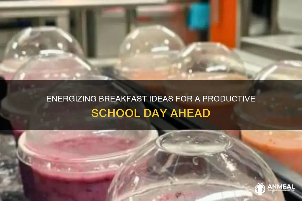 what is a filling breakfast before school