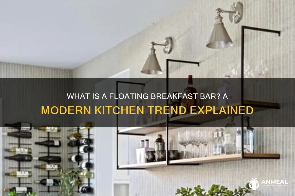 what is a floating breakfast bar