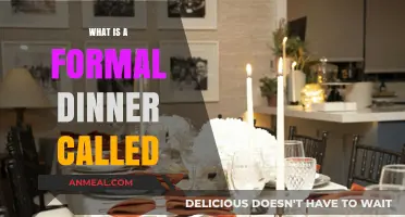 Understanding the Elegance of a Formal Dinner: What Is It Called?
