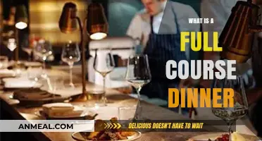 Exploring the Art of a Full Course Dinner: A Culinary Journey