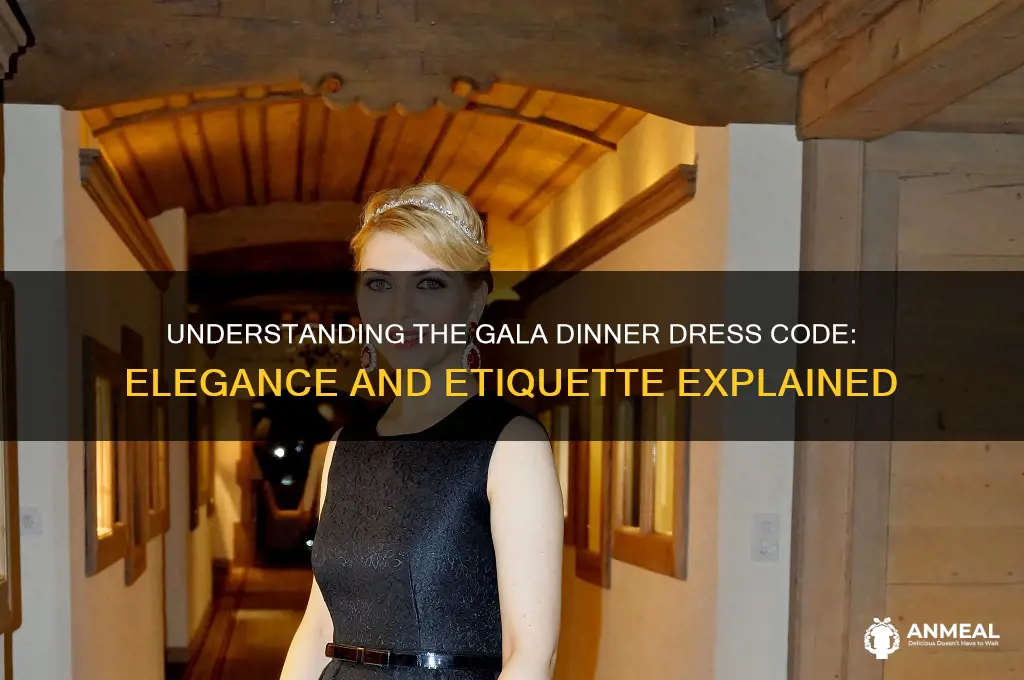 what is a gala dinner dress code