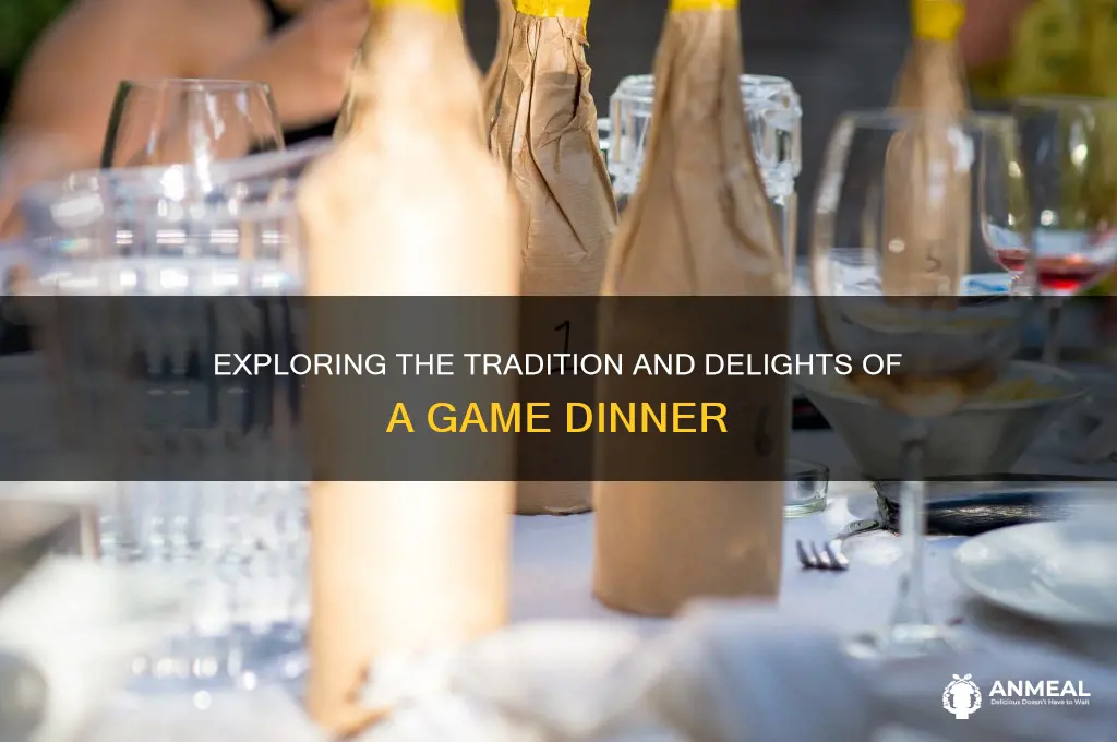 what is a game dinner
