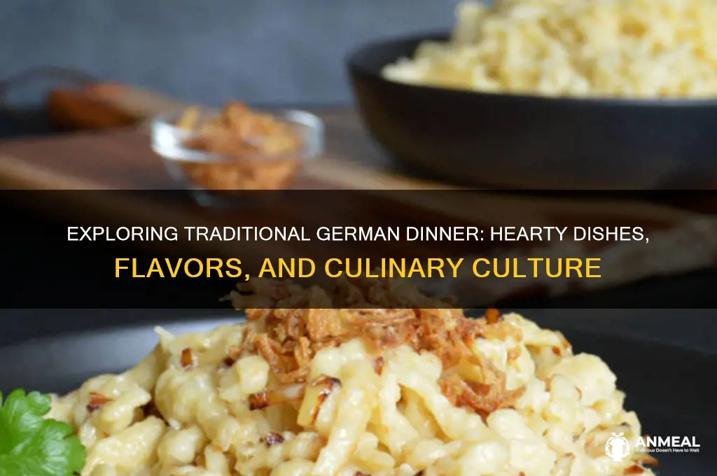 what is a german dinner