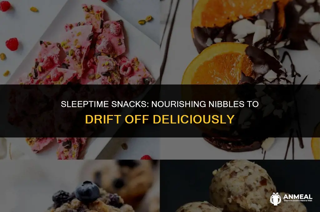 what is a good snack to eat before bed