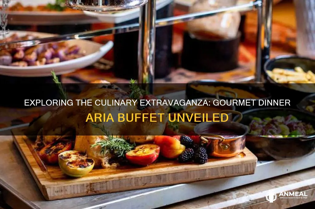 what is a gourmet dinner aria buffet