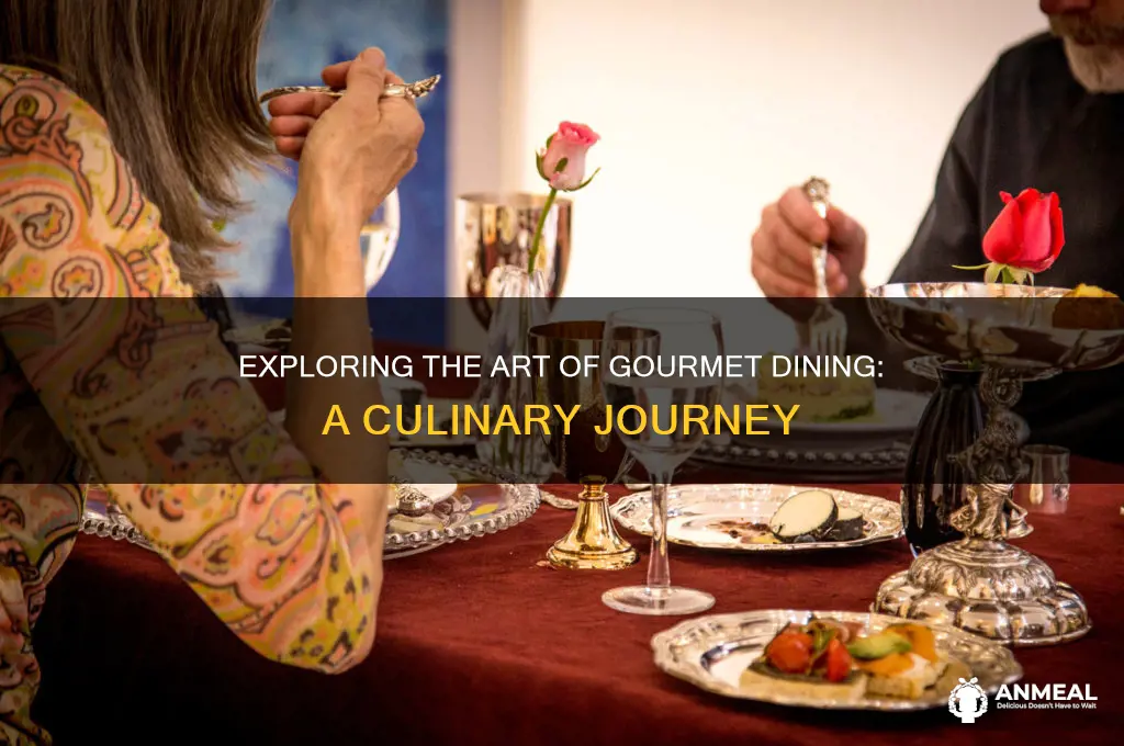what is a gourmet dinner