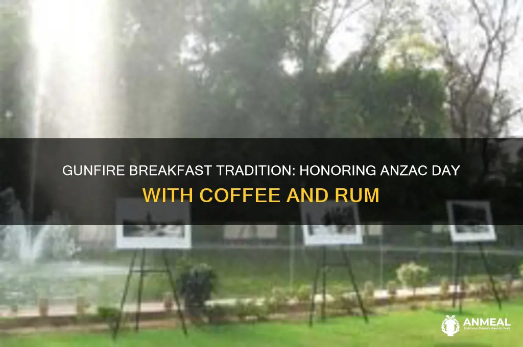 what is a gunfire breakfast on anzac day