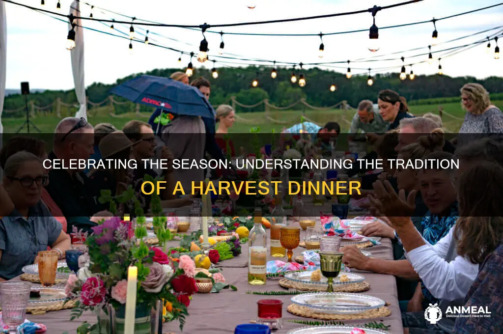 what is a harvest dinner